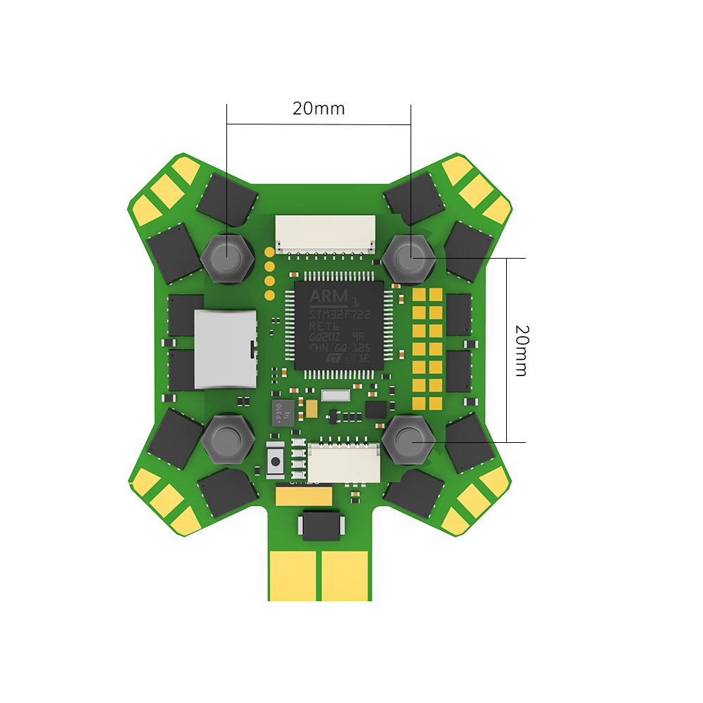 BLITZ Mini F7 Stack (E55R 4 - IN - 1 ESC) - iFlight Europe Official
