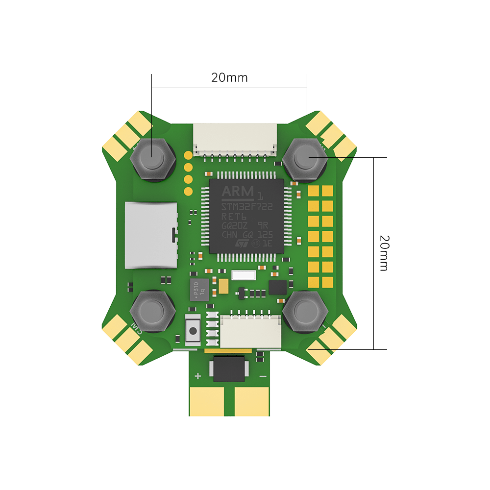 BLITZ Mini F7 Stack (E55S Mini 4-IN-1ESC) - iFlight