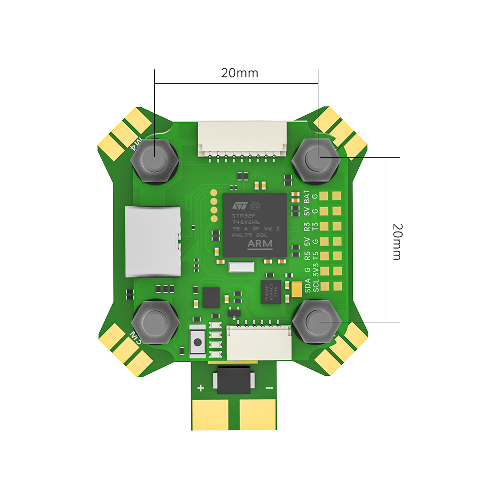 BLITZ Mini F745 Stack (E55S Mini 4in1 ESC) - iFlight Europe Official