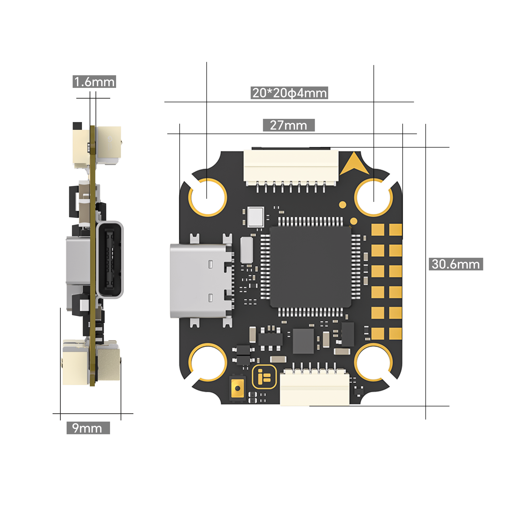 Borg F7 Mini Flight Controller | PreOrder - iFlight Europe Official