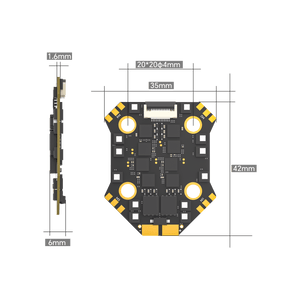 Borg F7 Mini Stack (60 Mini 4-IN-1 ESC) - iFlight