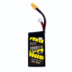 DOGCOM 6S 1350mAh 150C UCELL Battery - DOGCOM