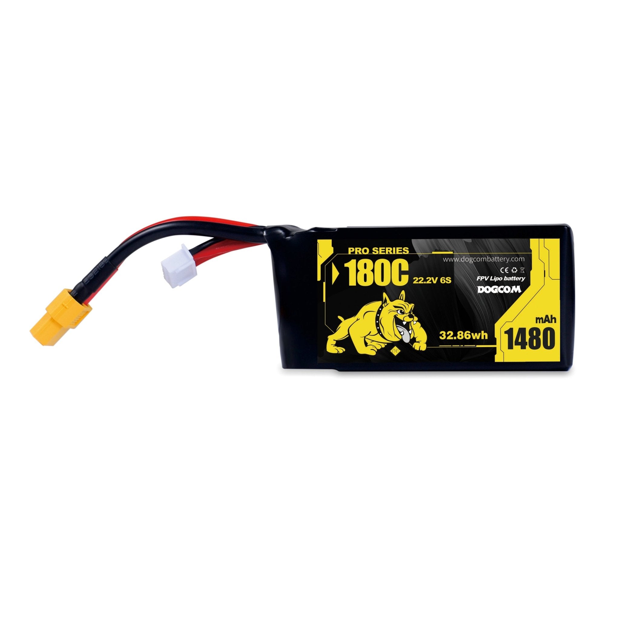 DOGCOM 6S 1480mAh 180C Battery - DOGCOM