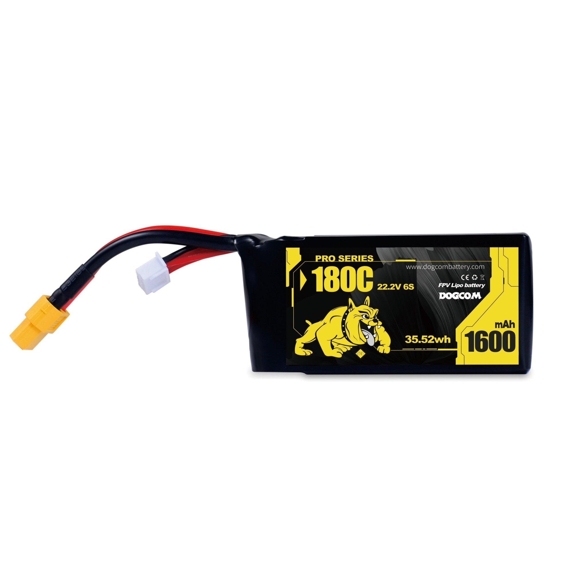 DOGCOM 6S 1600mAh 180C Battery - DOGCOM