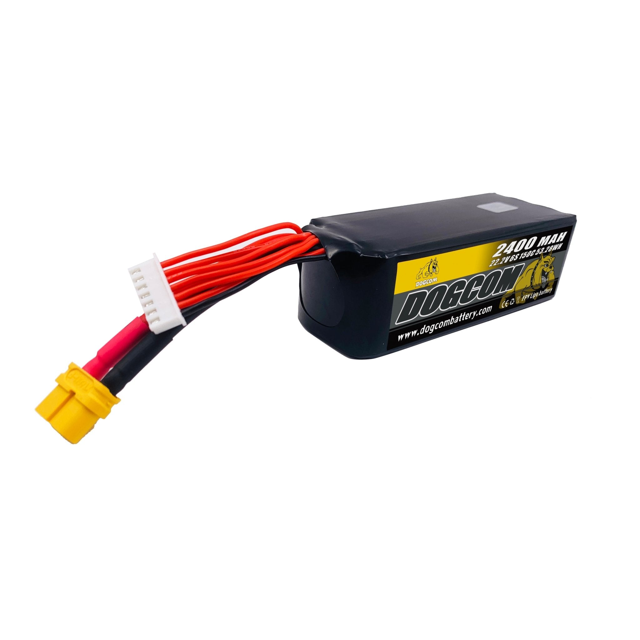 DOGCOM 6S 2400mAh 150C Battery - DOGCOM