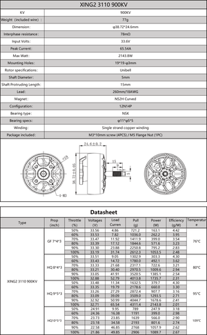 Helion 10 3110 Motor - iFlight