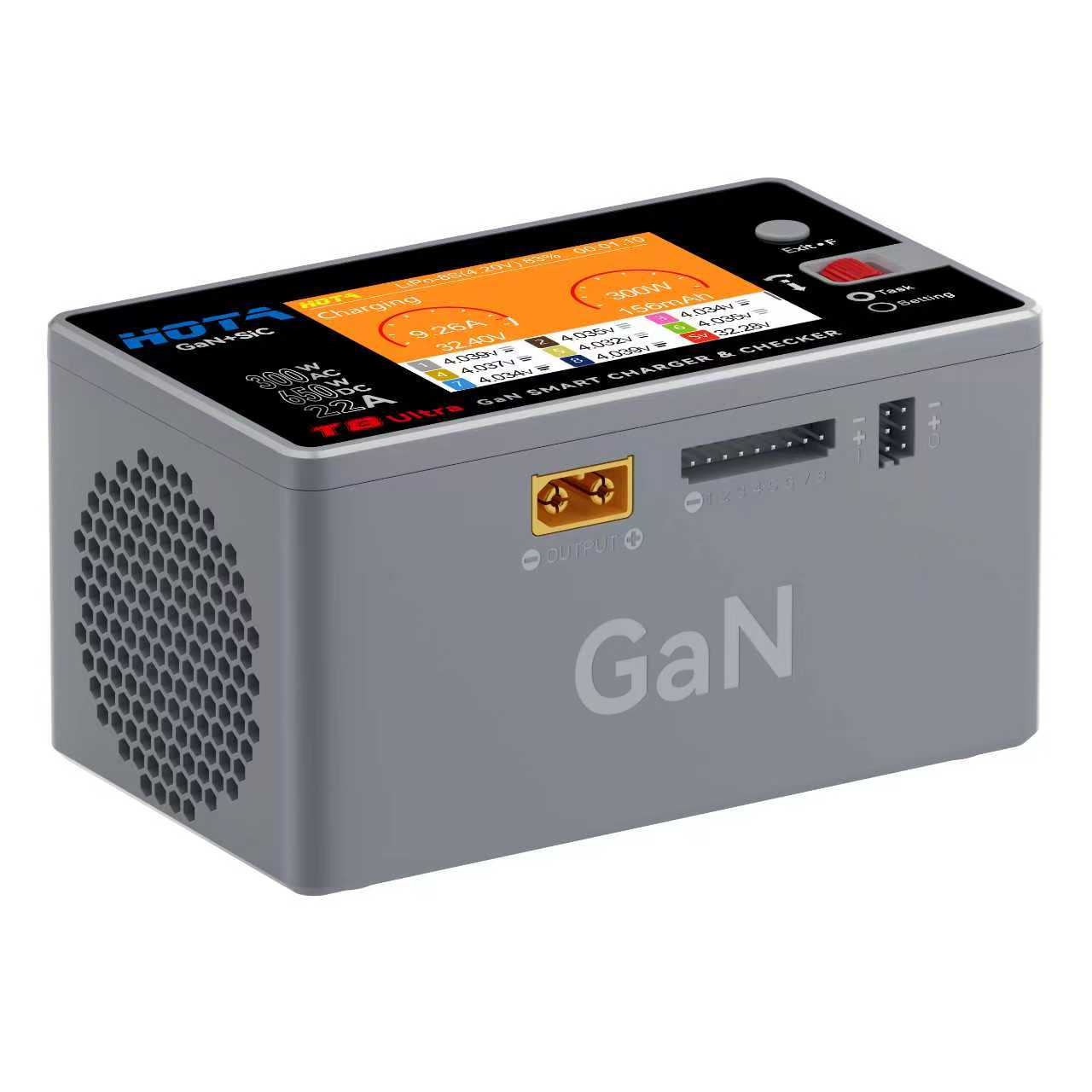 HOTA T8 Ultra - 650W 1-8S AC/DC GaN Smart Charger - HOTA