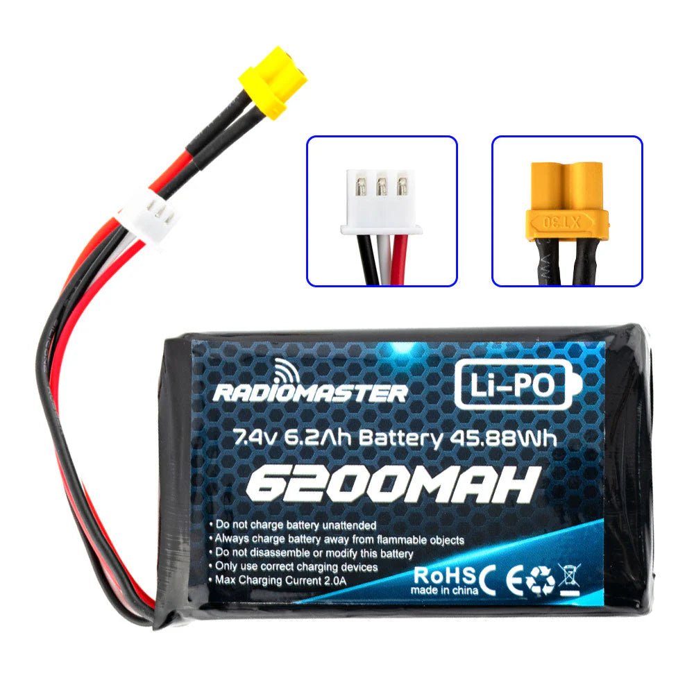 RadioMaster 2S 7.4V 6200mAh Lipo Battery - Pre - Order Opening Soon - iFlight Europe