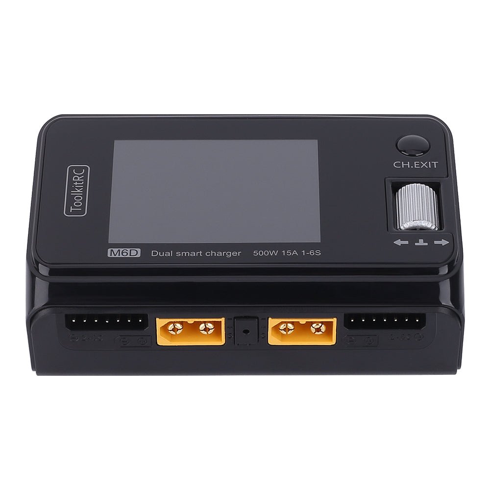 ToolkitRC M6D Dual Channel 500W 16A 2 - 8S DC Smart Charger - iFlight Europe Official