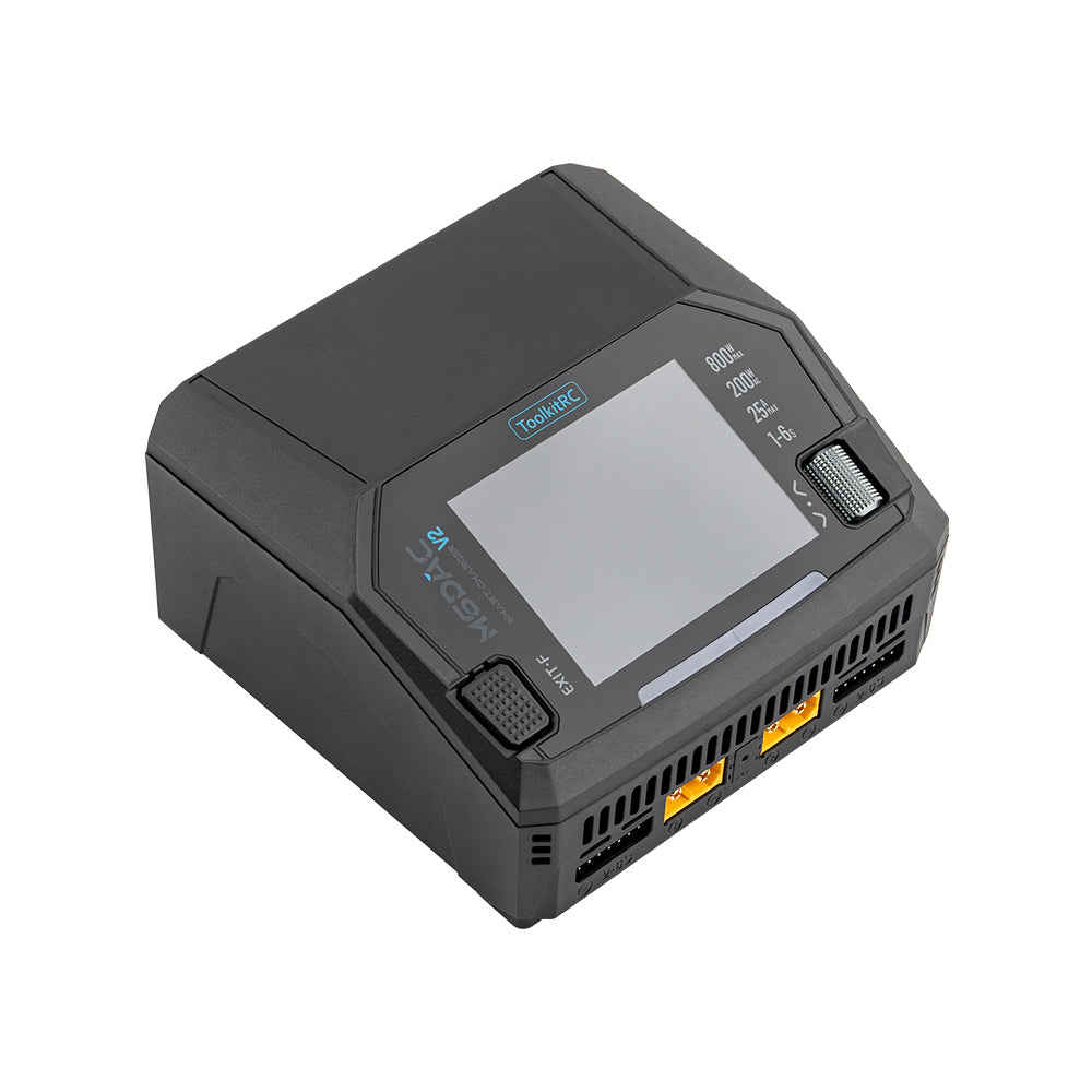 ToolkitRC M6DAC V2 800W LiPo 1-6S 15A Dual Channel AC/DC Smart Charger - iFlight Europe