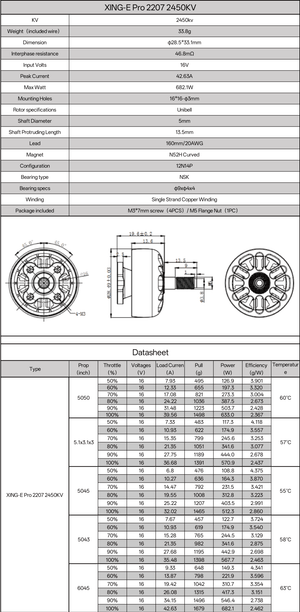 XING-E Pro 2207 FPV Motor - iFlight
